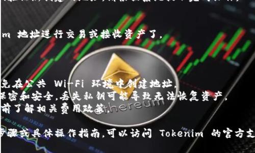 创建新的 Tokenim 地址通常涉及以下步骤。具体步骤可能会根据 Tokenim 的更新发生改变，但总体过程大致相似。以下是创建新地址的一般步骤：

### Tokenim 创建新地址步骤

#### 1. 注册 Tokenim 账户
如果你还没有账户，首先需要通过 Tokenim 官方网站进行注册。提供必要的信息，比如电子邮件地址和密码。

#### 2. 登录账户
使用注册时填写的电子邮件和密码登录你的 Tokenim 账户。

#### 3. 访问钱包功能
找到钱包或资产管理部分。在账户界面中，通常会有一个选项用于管理或创建钱包地址。

#### 4. 创建新地址
在钱包管理界面，寻找“新建地址”或类似的按钮。点击该按钮。你可能会被要求确认一些操作，以确保安全。

#### 5. 备份地址信息
创建地址后，务必将新地址的详细信息（如公钥、私钥等）安全保存。建议将其保存在离线状态下，以免泄露。

#### 6. 验证新地址
在某些情况下，你可能需要通过令牌或邮件验证码验证新创建的地址。请根据系统提示完成操作。

#### 7. 开始使用你的新地址
完成以上步骤后，你就可以开始使用新的 Tokenim 地址进行交易或接收资产了。

### 注意事项

- **安全性**：确保在安全的网络环境下操作。避免在公共 Wi-Fi 环境中创建地址。
- **备份信息**：私钥和其他账户信息必须保持保密和安全。丢失私钥可能导致无法恢复资产。
- **费用**：某些地址创建可能会涉及费用。请提前了解相关费用政策。

希望这些信息对你有所帮助！如需进一步的详细步骤或具体操作指南，可以访问 Tokenim 的官方支持页面或相关文档。