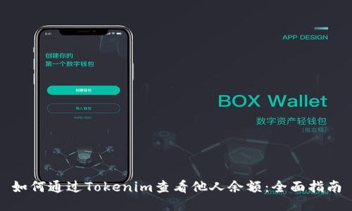 如何通过Tokenim查看他人余额：全面指南