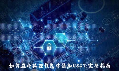   
如何在小狐狸钱包中添加USDT：完整指南