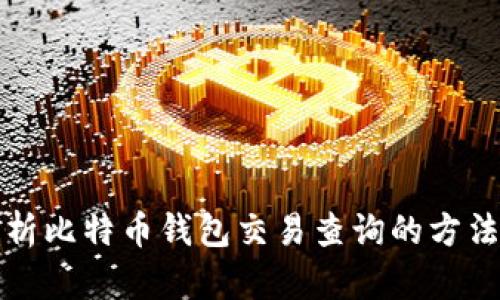 全面解析比特币钱包交易查询的方法与技巧