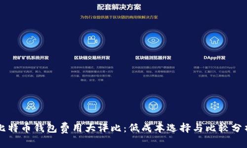 比特币钱包费用大评比：低成本选择与比较分析